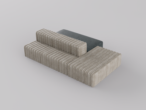 模块沙发su模型