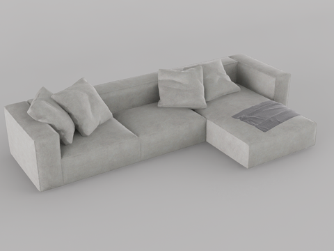 休闲沙发su模型