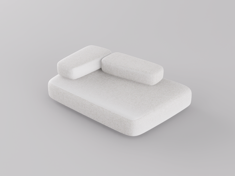 休闲模块沙发su模型