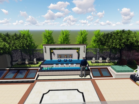 庭院景观CAD施工图+效果图cad施工图