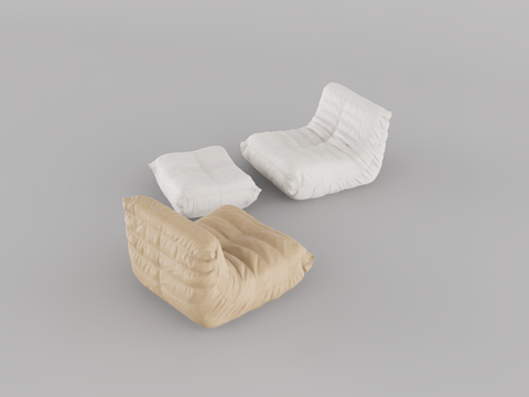 懒人沙发su模型