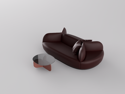 休闲沙发su模型