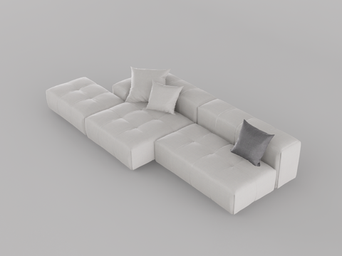 模块沙发su模型