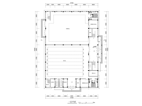 运动场地游泳池平面方案cad施工图