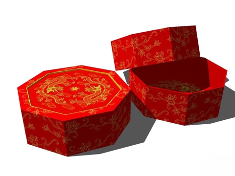 储物盒 装饰盒 盒子su模型