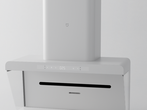 吸油烟机su模型