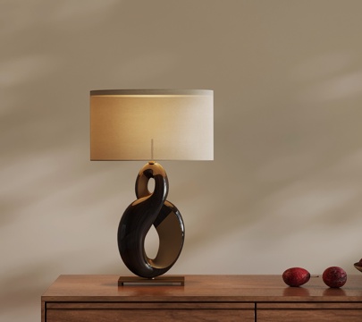 新中式台灯su模型