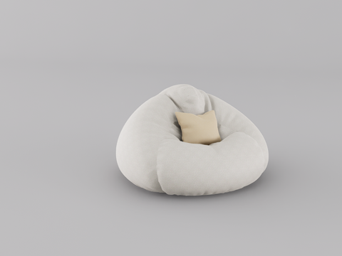 懒人沙发su模型