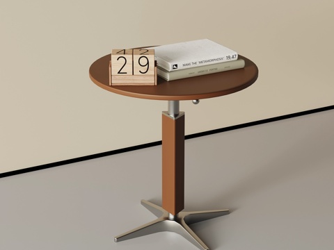 法式中古边几su模型