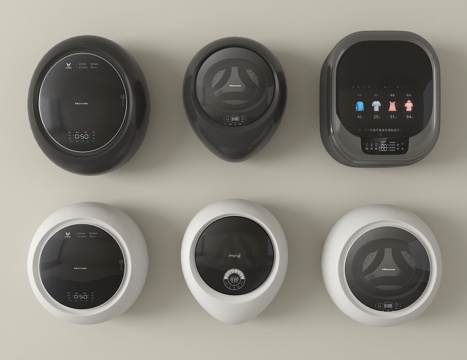 现代壁挂式洗衣机su模型