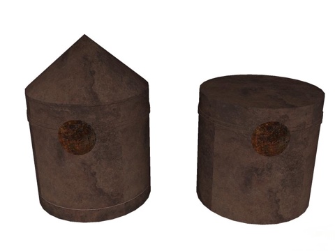 储物盒 实木储物盒 盒子su模型