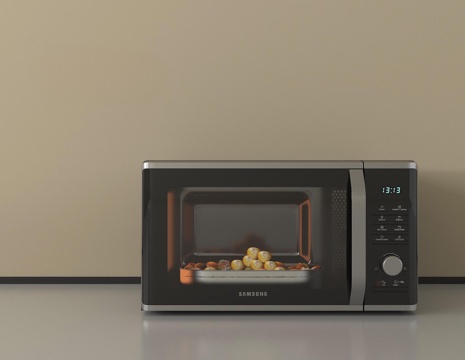 现代微波炉su模型