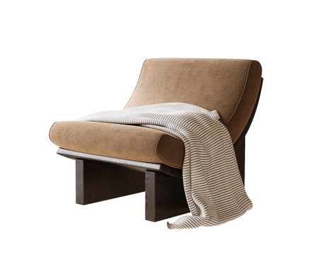 现代休闲椅 单椅su模型