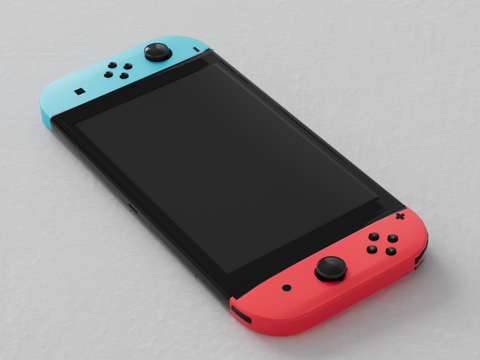 switch游戏机su模型