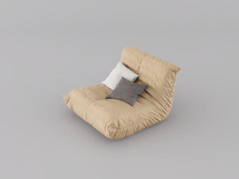 懒人沙发su模型