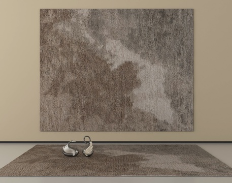 现代地毯 方形地毯su模型