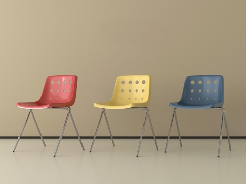 现代单椅 餐椅 咖啡椅 休闲椅su模型