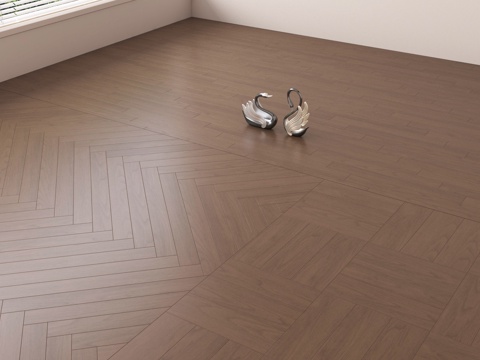 现代地板 木地板 拼花地板su模型