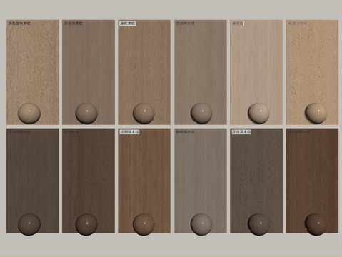 现代木饰面 木饰面背景墙 护墙板su模型