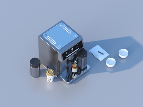  咖啡机 饮料机 厨房电器3d模型 