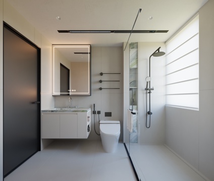  卫生间 现代卫生间 奶油风卫生间 意式卫生间 极简卫生间3d模型 