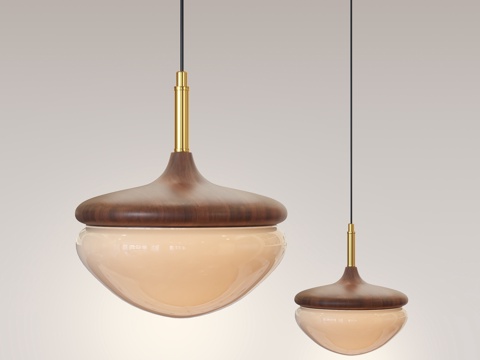 中古风吊灯 侘寂风吊灯 轻法式吊灯 餐厅吊灯 卧室吊灯su模型