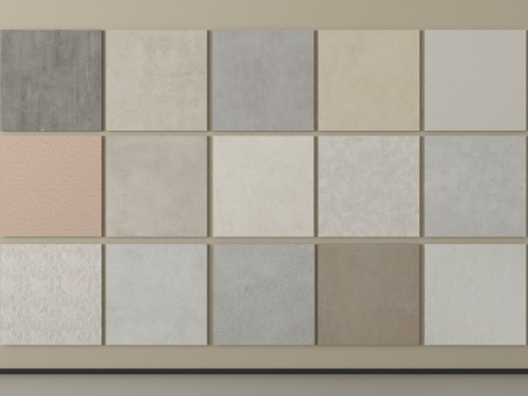 现代艺术涂料 微水泥 乳胶漆 真石漆 肌理漆su模型