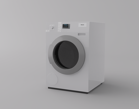  洗衣机su模型 