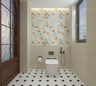  美式卫生间3d模型 