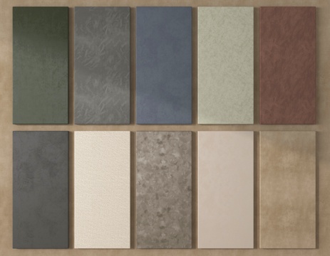 现代涂料 艺术漆 肌理漆 真石漆 微水泥su模型