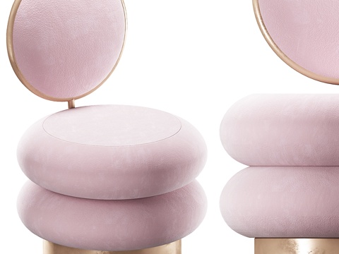  现代设计扶手椅3d模型 