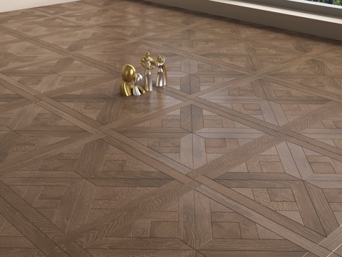 现代木地板  拼花木地板su模型