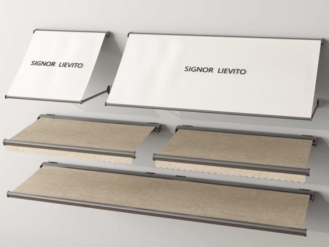  现代遮阳棚 伸缩遮雨棚 雨棚3d模型 