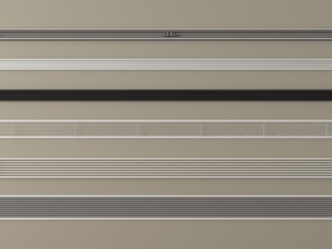 现代空调出风口 中央空调出风口su模型