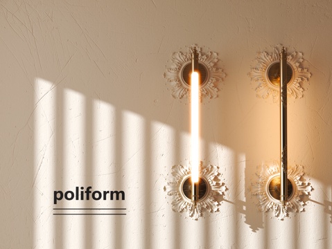 法式壁灯su模型