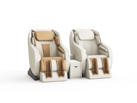  电动按摩椅3d模型 