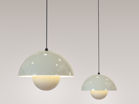 北欧小吊灯 现代简约吊灯 餐厅吊灯 卧室吊灯su模型