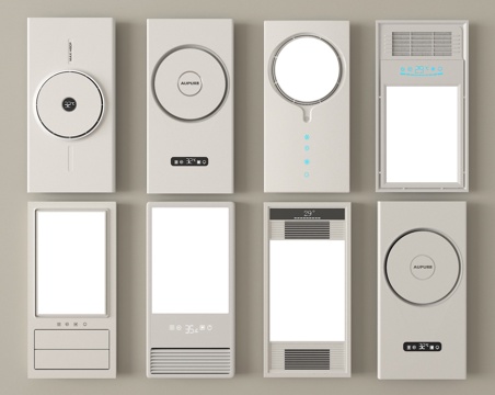 现代浴霸 集成式浴霸 排风扇su模型