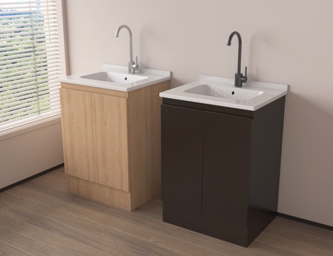 现代洗手台 立式洗手台su模型