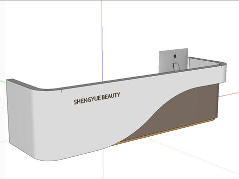 现代极简前台su模型