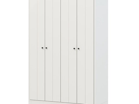  IDANÄS IDANES衣柜，白色121x2113d模型 