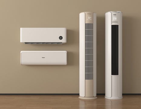 现代空调 立式空调 壁挂式空调su模型