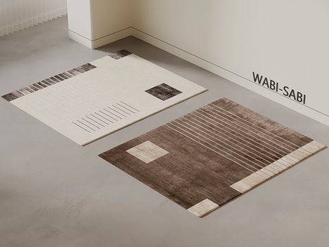 意式地毯 方形地毯su模型