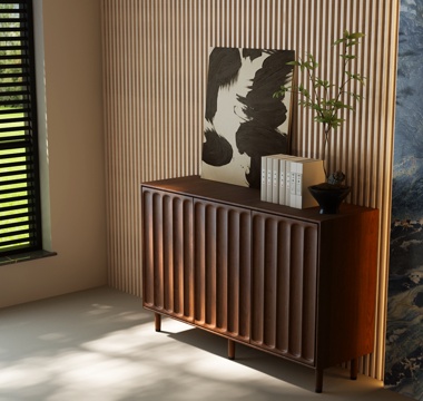 现代中古玄关柜 现代中古边柜 现代中古装饰柜 现代中古餐边柜su模型