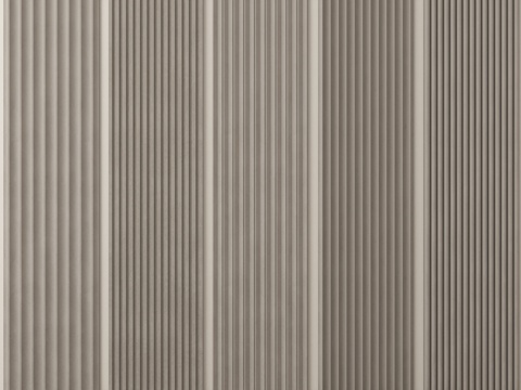 现代护墙板 长城板 格栅板 波浪板su模型