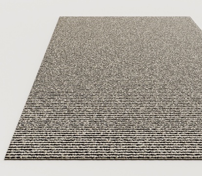 侘寂地毯 中古地毯 布艺地毯 长方形地毯 客厅地毯su模型