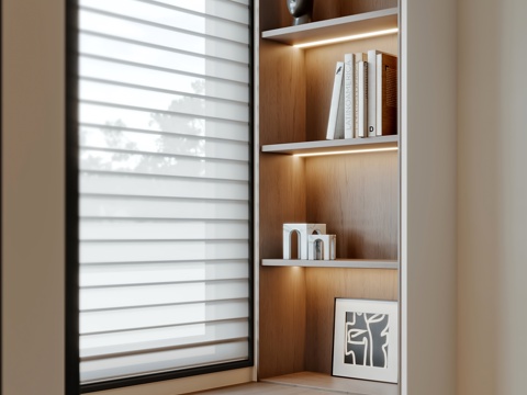  现代儿童房卧室3d模型 