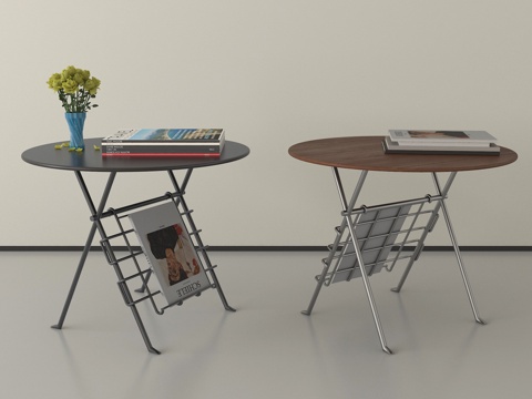 中古风边几 木材 地毯 摆件su模型