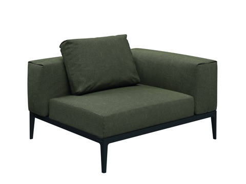 gloster  - 现代沙发 单人沙发 转角沙发su模型