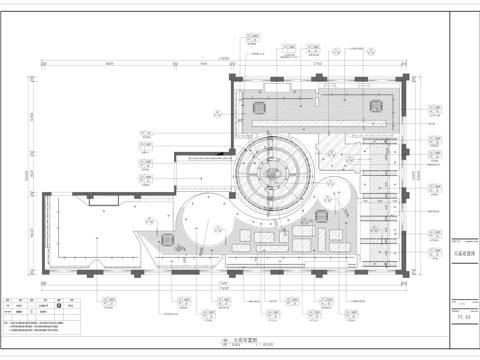 异形科技展厅施工图cad施工图